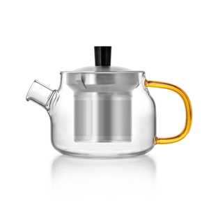 2026 Hot Selling Modern Eco-Friendly Minimalist Borosilicate Glass Infuser Strainertea Cup <strong>Teapot</strong> <strong>Set</strong> Loose Tea Coffee Tea <strong>Set</strong> - Product Image 3
