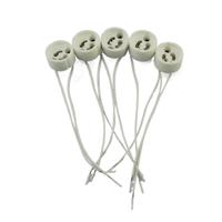 GU10 Base de lampe en céramique support de lumière prise connecteur adaptateur fil pour ampoule LED support lustre halogène LED accessoire