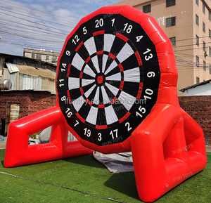 Tableau de fléchettes de football <span class=keywords><strong>CIMA</strong></span> de 10 pieds avec logo personnalisé, pour enfants, utilisation extérieure, location, en bâche PVC, jeu d'entraînement de football gonflable, modèle IFUN - Product Image 3