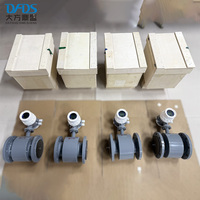220v digitaal LCD-scherm Wijn magnetische flowmeter met elektromagnetische flowmeter voor gedestilleerd water voor vruchtensap