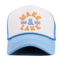 Topi Trucker Desain Custom Puff Printing 2026, Laris Manis, Jaring Belakang, Snapback, Dapat Disesuaikan, Bernapas, Topi Outdoor untuk Unisex