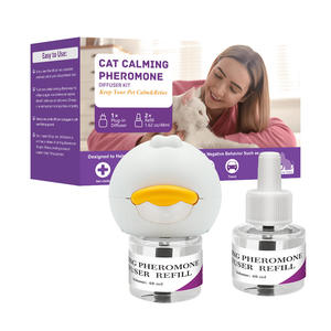 Kit de Difusor de Calma Emocional para Mascotas, para Gatos y Perros, Tecnología de Feromonas Anti-Estrés, Calefacción Eléctrica, Construcción de Plástico, Orina - Product Image 2
