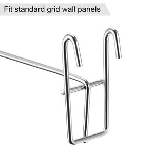 Shops Usage Metal Peg Board Display Single Straight <b>Hook</b> Set for Pegboard - Product Image 5