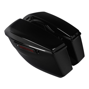 กระเป๋าข้างแข็งสีดำเงา ABS สำหรับเปลี่ยนใส่รถ Harley CVO Touring Road Glide Street Glide ปี 2023-2025 - Product Image 6