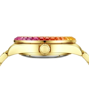Relojes Automáticos de Lujo para Hombre, OEM, 40MM, Oro, Acero Inoxidable Sólido, Diamantes, Movimiento Mecánico Japonés Miyota 8205, Zafiro - Product Image 4
