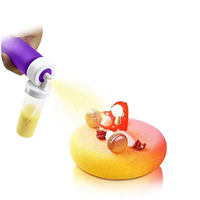 Pulvérisateur de pâtisserie polyvalent donne la couleur du gâteau Fournitures de cuisson Décorateur de gâteau Master Manual Airbrush Gun Pump Kits Airbrush