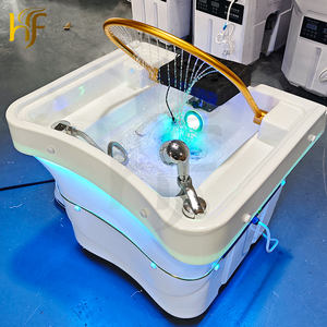 فاخر محمول وعاء الشامبو للتجميل رئيس صالون سبا التدليك الياباني الشامبو سرير تخزين المياه 60 لترا خزان المياه - Product Image 3