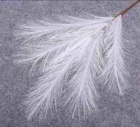 Bunga Rumput Pampas Buatan, Buket Sentuhan Asli untuk Dekorasi Rumah, Pernikahan, Halloween, Paskah, dan Acara Luar Ruangan