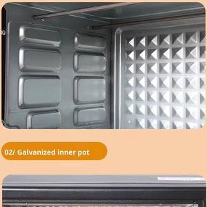 Four électrique 32L avec porte vitrée et grille, idéal pour la cuisine et la boulangerie, pour la cuisson de toasts, pizzas, pains pita, pains simples, biscuits et la cuisson à sec. - Product Image 1