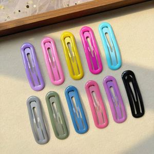 7cm Color caramelo niños flequillo lado Internet celebridad BB estilo coreano Simple niñas Clip accesorios para el cabello al por mayor - Product Image 4