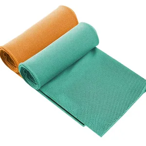 Hızlı kurutma hediye seyahat ter mikrofiber spor salonu havlu özel logo egzersiz havlu iyi fiyat baskılı soğutma havlu buz spor