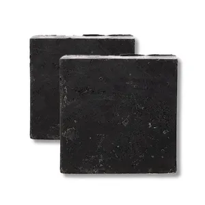 Private Label Custom Paraben Organic Cleaning Whitening Soap Face And Body Natural For Pine Tar Moisturising African Black Soap