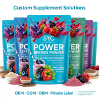 SYC BIO Mélange de baies et de graines naturelles Formule de soutien immunitaire pour adultes 150g 30 portions Smoothies en vrac