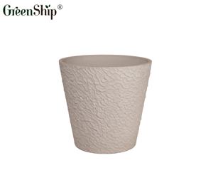 Pots de Surface cannelés à Grain de produit haut de gamme, forme ronde, décoration de maison, jardinière, décoration de jardin, Pot de fleur - Product Image 2