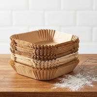 Revêtements carrés pour friteuse à air, antiadhésifs, résistants à la chaleur 230°C, écologiques, résistants à l'huile, sans danger pour les aliments, taille personnalisée, OEM