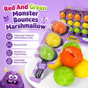 Bonbons gélifiés amusants en forme de monstre avec boîte de présentation, bonbons fruités, confiserie halal, cadeau de fête pour enfants - Product Image 6