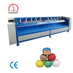 10 Heads Jute Twine Ball Winding Machine Cotton Twine Ball Winder Plastic Rope Winding Machine