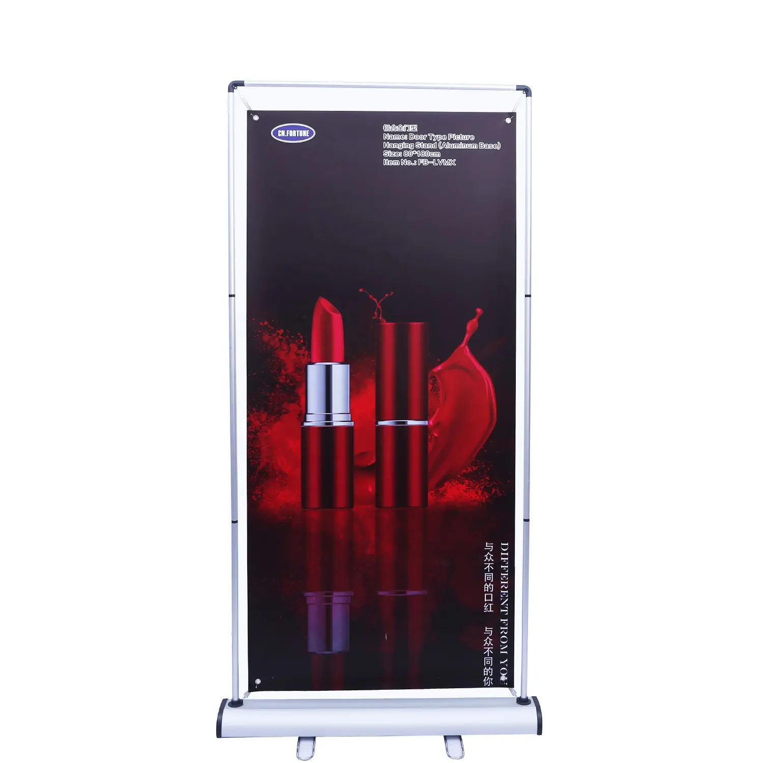 Aluminum Door Type Banner Hanging Stand 80 × 180センチメートルPoster Stand