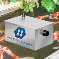 Système de filtration d'eau pour aquarium et bassin à poissons Koi HatchHives haute performance pour améliorer la qualité de l'eau de l'aquarium