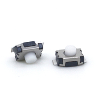 Bouton tactile blanc de 2 mm de hauteur, 2 broches, micro-interrupteur SMD pour montage sur circuit imprimé, jouets