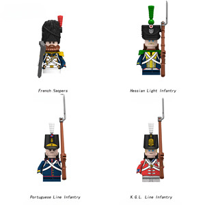 Mini Blocchi da Costruzione Militari, Giocattolo con Figurine di Cavalleria N031-44, Parti di Assemblaggio a Piccole Dimensioni - Product Image 2