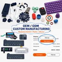 OEM Custom Membrane Switch Keypad With Graphic Overlay and Flexible Tail for Industrial Machine Control Panel System
