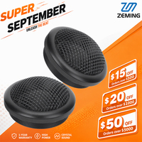 Tweeter de cúpula de 28 mm, 4 ohmios, 100 W RMS, alta sensibilidad, altavoz para coche de 95 dB, bobina de voz de aluminio, montaje empotrado para uso en monitores de escenario profesional