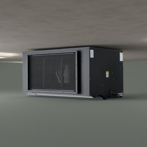 Déshumidificateur industriel encastré au plafond de 480 l/jour, système de séchage d'air par conduits pour atelier, laboratoire, entrepôt, hôtel - Product Image 2
