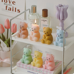 Velas Aromáticas <span class=keywords><strong>de</strong></span> Osito <span class=keywords><strong>de</strong></span> Peluche Hechas a Mano, Velas <span class=keywords><strong>de</strong></span> Cera <span class=keywords><strong>de</strong></span> <span class=keywords><strong>Soja</strong></span> <span class=keywords><strong>de</strong></span> Color Pastel para Recuerdos <span class=keywords><strong>de</strong></span> Boda y Baby Shower, Éxito <span class=keywords><strong>de</strong></span> Ventas - Product Image 1