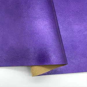 Pvc Vinyl Leather Leather Faux Waterproof Embossed Recycling Leather For Sofa