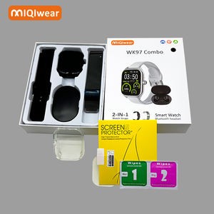 Prezzo di fabbrica WK97 <span class=keywords><strong>Smartwatch</strong></span> con 2.1 pollici Touch Screen impermeabile Smart <span class=keywords><strong>Watch</strong></span> <span class=keywords><strong>5</strong></span> in 1 orologio cassa auricolare PK H13 orologio - Product Image 3