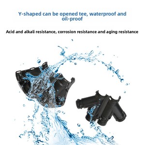 ワイヤーハーネスYスプリットタイバックルコルゲートパイプ & ナイロンホースゴム製ティージョイントIP68保護レベル - Product Image 3