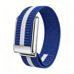 Bracelet de remplacement sport en nylon tressé à rayures horizontales pour Whoop 5.0 / Whoop MG - Product Image 1