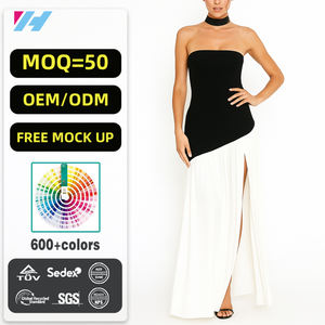 Abito da donna <span class=keywords><strong>lungo</strong></span> <span class=keywords><strong>lungo</strong></span> da donna <span class=keywords><strong>con</strong></span> <span class=keywords><strong>spacco</strong></span> plissettato di moda <span class=keywords><strong>elegante</strong></span> all'ingrosso personalizzato - Product Image 1