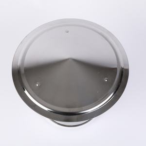 Capot de cheminée en acier inoxydable de 6 pouces, isolé à <span class=keywords><strong>double</strong></span> <span class=keywords><strong>paroi</strong></span> avec grille anti-oiseaux, couvercle supérieur résistant aux intempéries pour <span class=keywords><strong>tuyau</strong></span> de poêle - Product Image 4