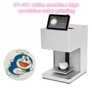 Imprimante 3D personnalisable pour café Latte et nouvelle imprimante alimentaire pour ventilateur de serviettes de yaourt avec <span class=keywords><strong>poèmes</strong></span> acrostiques et photos en couleur - Product Image 4