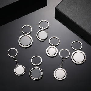 Llavero Metálico Giratorio de Doble Cara con Logotipo Publicitario Grabado con Láser, Regalo Empresarial Personalizado, Insignia Escolar, Llavero para Estudiantes - Product Image 5