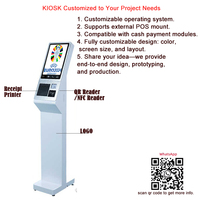 ITK Bill Cash Machine Self Service Touch Crypto Atm Paiement automatique par kiosque avec espèces et cartes Paymen Cash Recycler Machine