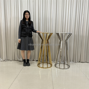 NIKA - Soportes Dorados para Decoración de Bodas y Eventos, Soporte para Pasteles y Postres, Mesa de Dulces - Product Image 4