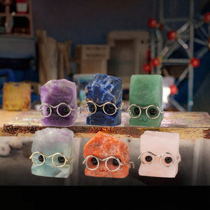 Runyangshi al por mayor, Cristal Natural de Sanación, Amatista, Cuarzo Rosa, Piedra en Bruto, Adornos de Erizo, Arte Popular, Mascota, DIY, Calado - Product Image 3