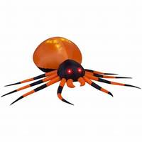 Ballon d'exercice gonflable Waterhan FCT4K300 Black Spider en PVC, pour extérieur, toutes saisons, décoration de vacances, 50 cm, capacité 20 kg+, emballage