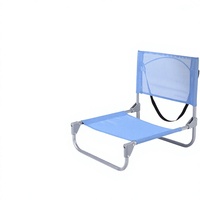 Chaise pliante légère en métal, style moderne minimaliste, à basse hauteur, en tissu Oxford, pour le camping en plein air et les loisirs