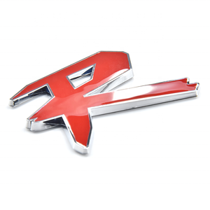 Adesivo 3D in Resina Epossidica con Lettera R Rossa per Auto, Logo per Carrozzeria <span class=keywords><strong>HONDA</strong></span> <span class=keywords><strong>Civic</strong></span> Fit - Product Image 2