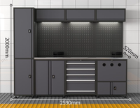 Banc de travail robuste autoportant en acier RW avec tiroirs, personnalisable, pour garage et atelier