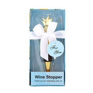 Bouchon de bouteille en métal pour vin, en forme d'ananas, pour la conservation du vin, idéal comme cadeau - Product Image 5