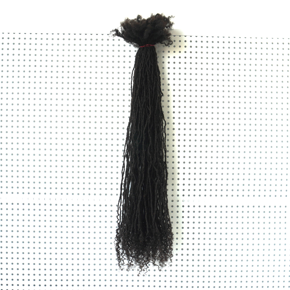 Vast Hair Workshop Craft Detail 2 for KAMA 100% Remy Human Hair Peruvian Interlocked Micro Dreadlocks Permanent Sisterlocks Extensions with Natural Curly Ends