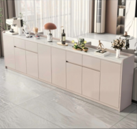 Armoire de rangement commerciale moderne et minimaliste en contreplaqué, réglable en hauteur, avec tiroirs verrouillables, multifonctionnelle pour l'école, la maison et le bureau