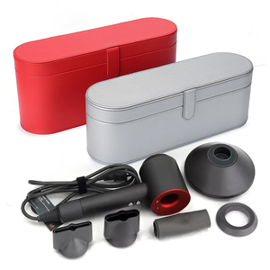 Boîte de rangement en cuir orange pour sèche-cheveux <span class=keywords><strong>Dyson</strong></span> <span class=keywords><strong>Supersonic</strong></span>, design de boîte cadeau marron - Product Image 2