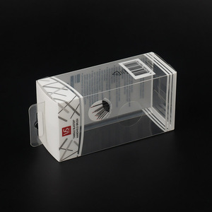 Biểu tượng tùy chỉnh in ấn rõ ràng PVC Pet <span class=keywords><strong>PP</strong></span> bao bì nhựa box với móc áo - Product Image 2