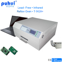 Four à refusion infrarouge sans plomb T-962A+ Puhui, fabricant d'origine, pour soudure BGA SMT de PCB LED, format 370*450mm